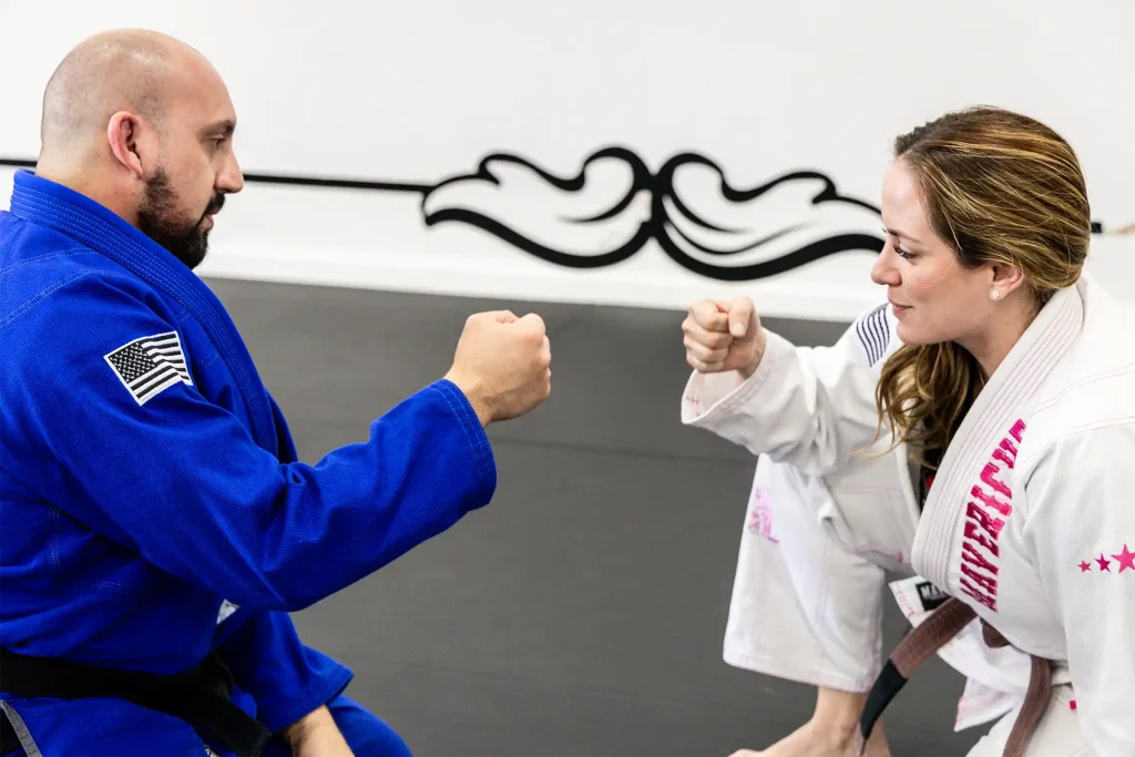 Family training Brazilian Jiu-Jitsu together at Mavericks BJJ, showing connection, partnership, and shared growth on the mats